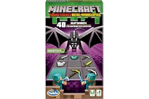 ThinkFun 76402 - Minecraft - The Magnetic Travel Game. Perfect for travel or as a gift. A logic game not only for Minecraft fans.