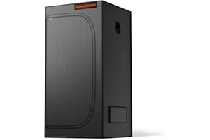 Spider Farmer Tende per Coltivazione 60x60x120cm Grow Indoor Mylar idroponico riflettente 1680D con finestra di visualizzazione e vassoio a pavimento per la coltivazione di piante indoor