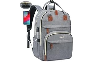 LOVEVOOK Plecak damski, antykradzieżowy, z kieszenią na laptopa i kodowanym zamkiem, damski plecak z przyłączem USB do ładowania, plecak szkolny dla dziewcząt, nastolatków, torba na laptopa o dużej