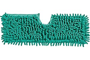 CLEANmaxx Zestaw 2 zapasowych ściereczek do mopa w sprayu, 2 w 1, z funkcją dwustronną, strona z mikrofibry do czyszczenia na mokro, strona z koralowca do wycierania na sucho i wycierania kurzu