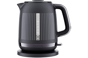 Kenwood Dusk Electric Kettle, 360° Swivel Base, Water Level Indicator, Cord Storage, Boil-Dry Protection, Removable Filter, Capacity 1.7L, ZJP30.000GY, 3000W, Slate Grey