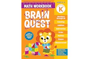 Brain Quest Math Workbook: Kindergarten