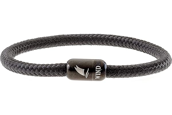 Wind Passion Bracelet Aimanté Magnétique Corde Marin Nautique pour Homme et Femme