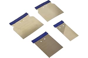 Imex El Zorro 20280 - Pack de 4 juego de espátulas carrocero, inox