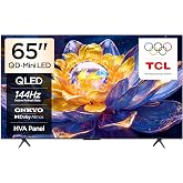 TCL 65 in&ccedil; Akıllı TV 65Q6C 4K QD-Mini LED Renkli Quantum Crystal HDR10+ Oyun Google TV, 144Hz Doğal Yenileme Hızı, ONKYO 2.1 