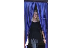 HOLLAND PLASTICS ORIGINAL BRAND Heavy Duty Bug Blind,Strip Blind/Fly Blind-80cm wide (Standard UK door width)- Complete with self adhesive fitting hooks for uPVC Door frames