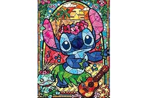 Tabeskly 5d Diamond Art Kits Adults Diamond Painting Kits for Adults UK Cartoon Stitch Jewel Bead Gem Crystal Crafts Dimond Picture Art Kit Adults Full Drill Kids Gift
