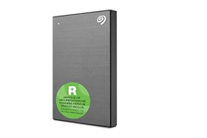 Seagate One Touch 2To, Disque Dur Externe Portable, chiffrement matériel par mot de passe, PC, Notebook & Mac, USB 3.0, Space Gray, Services Rescue inclus (STKY2000404)