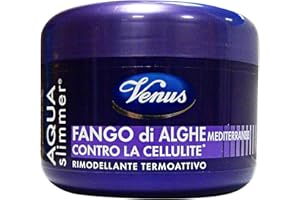 PERLIER Kelemata Aqua Slimmer Fango di Alghe Mediterranee Contro la Cellulite, Grigio, 500 grammi