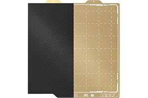 BIGTREETECH BIQU Piastra da costruzione PEI liscia PET+testurizzata, compatibile con stampante 3D Bambulab A1 Mini, 184 x 184 mm, letto di stampa magnetico Spring Steel