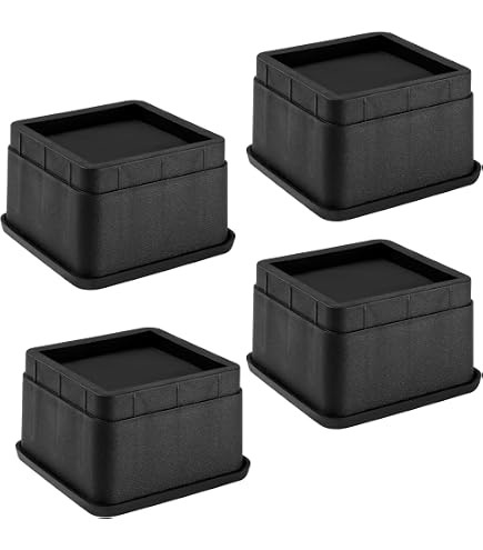 Design61 Mbelerhher Elefantenfu  4 Stck Zur Betterhhung &  Tischverlngerung Bettfe Verstellbar