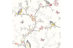 Holden Decor 98080 Enchanted Garden - Papel pintado (10,05 m x 0,53 m)