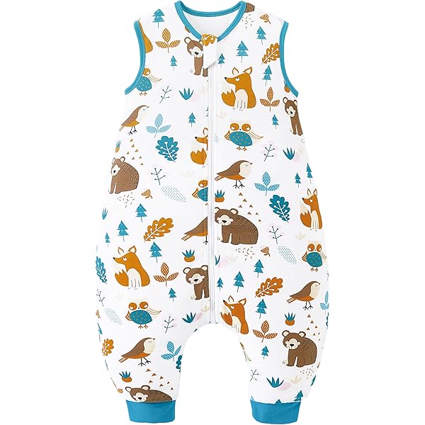 Yoofoss Babyslaapzak met voeten, 1,5 TOG, winterslaapzak met pijpen Yoofoss Babyslaapzak met voeten, 1,5 TOG, winterslaapzak met pijpen