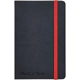 Oxford Black n' Red, Journal, A4 Notebook Hardcover, Casebound, Lined & Numbered, 144 Page, 1 Notebook