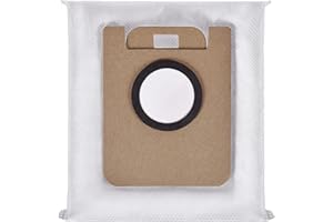 Dreame 3x Bolsas de Polvo de 2,5 Litros de Capacidad, Compatibles con el robot aspirador D10 Plus estación de carga y autolimpieza, Vaciado rápido