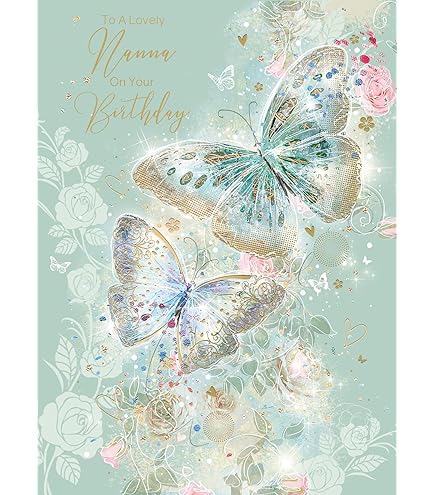 Nan Flowers Birthday Card | Funky Pigeon IE - View #14