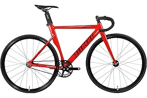 FabricBike Aero - Bicicleta Fixed, Fixie, Single Speed, Cuadro de Aluminio y Horquilla de Carbono, Ruedas 28", 5 Colores, 3 Tallas, 7.95 kg (Talla M)