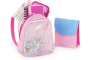 Our Generation Ready for School Backpack & School Supplies Set for 18 inch Dolls - 16 Piece Doll Backpack and Accessories Set Toys For Kids Ages 3 & Up, Kids Doll Accessories