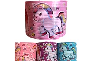 HMN Unicorn Spring Spring Toy, Magic Slinky Springs Toy, Plastic Coil Fidget Toy, Multicoloured Unicorn Magic Springs, Perfect Small Novelty Gift Party Favours(3 Assorted Colour)