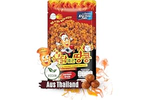 ‎KHAO SHONG Khao Shong – Geröstete Erdnüsse im Teigmantel Spicy Chicken - Scharfer Asia Snack mit Hähnchengeschmack - Snacks & Nüsse aus Thailand - 1 x 80g