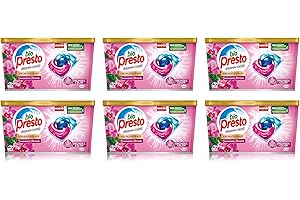 Bio Presto Power Caps Color, Detersivo Lavatrice Predosato In Capsule, 6 Confezioni Da 18 pezzi, totale Lavaggi 108