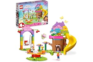 LEGO 10787 Gabby et la Maison Magique La Fête au Jardin de Fée Minette, Jouet avec Figurines Plus Cabane dans l’Arbre, Toboggan et Manège, Cadeau Filles, Garçons, Enfants Dès 4 Ans