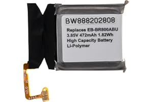 vhbw Batería Recargable Compatible con Samsung SM-R800, SM-R805 smartwatch, Reloj de Actividad (472 mAh, 3,85 V, polímero de Litio)