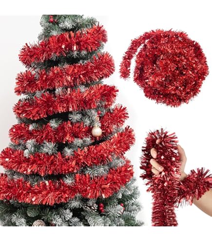 Odot Guirlande De Noël, 5 Pièces 2m Scintillante Épaisse