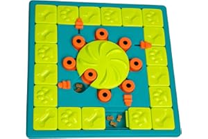 Nina Ottosson napisany przez Outward Hound MultiPuzzle - Interaktywna zabawka dla psów - łamigłówka - poziom ekspert - kolor niebieski