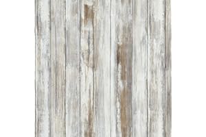 Hode 44cmx2m Wood Effect Wallpaper Sticky Back Plastic Roll Peel and Stick Wallpaper Self Adhesive Wall Paper Waterproof Removable Vinyl Wrap Bathroom Kitchen Door Table Worktop Vinyl Covering