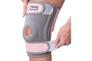 Pasek podpierający kolana dla kobiet – z wygodnym kształtem konturowym. Podwójne dopasowanie do chodzenia, biegania i łagodzenia bólu stawów, firmy The Restored