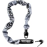 Kryptonite Keeper 785 g&uuml;venlik kilidi ile zincir, gri