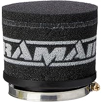 Ramair filtri js 090 bk filtro universale filtro aria con manico in lega, nero, 90 mm