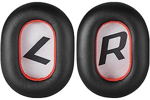 Yizhet Cuscinetti Cuffie Compatibile con Plantronics BackBeat PRO 2.0 & Plantronics Voyager 8200 UC Padiglioni Cuffie Auricolari di Ricambio in Spugna (1 Paio, Nero)