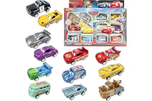 PQKL-party Lightning Mcqueen Cars Toys,12pcs Car Toys Set,Lightning Mcqueen Toys,Lighting Mcqueen Toys,Lightning Mcqueen Car,Mcqueen Car Toys,Collectable Character Vehicles Model, Gifts for Fans