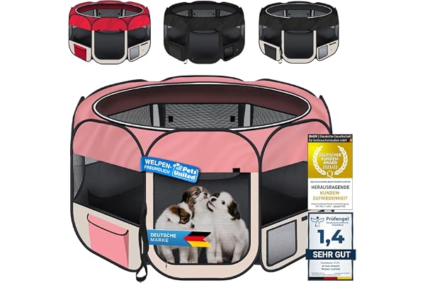 Goods & Gadgets Parc XXL pour chiots, chatons, lapins et autres petits animaux