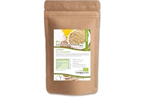 ‎MYNATURA Mynatura Bio Leinsamenmehl 2x 1000g I Entölt I Glutenfrei I Weizenmehlersatz I Kochen I Backen I Vegan I Mehlschwitze I DE-ÖKO-044 I vielseitiges Lebensmittel in Bio-Qualität (2x1000g)