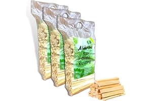 Alderline Premium Kiln Dried Kindling Wood - Perfect for Starting Open Fires, Wood Burner Stoves, BBQ, Log Burner, Pizza Oven, Camp Fire, Fire Pit and More (3 Nets)