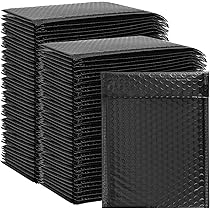 MUKCHAP Lot de 80 enveloppes à bulles étanches rembourrées avec bande