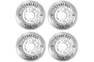 Alkali Revel Clear Indoor Soft 76A Roller Inline Hockey Wheels