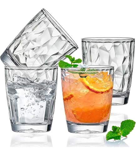 Heisond grote drinkglazen met rietje glas 500 ml met opdruk van logo