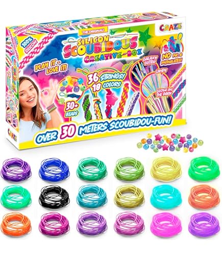 Janod Scoubidous para Crear - 50 Hilos de 90cm - Entre 11 y 14 Creaciones - Kit Ocio Creativo Infantil - Bricolaje - Desarrollo Creativo y Concentración - A Partir de 7 años - J09160 Janod Scoubidous para Crear - 50 Hilos de 90cm - Entre 11 y 14 Creaciones - Kit Ocio Creativo Infantil - Bricolaje - Desarrollo Creativo y Concentración - A Partir de 7 años - J09160