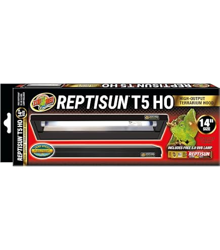 Zoo Med 2 Pack of T5 HO ReptiSun 10.0 UVB Lamps : Amazon.in: Pet