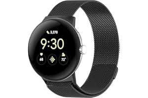 TINGYR Pasek kompatybilny z Google Pixel Watch 3 45 mm, pleciona bransoletka ze stali nierdzewnej, paski zamienne do zegarka, kompatybilne z Google Pixel Watch 3 45 mm.