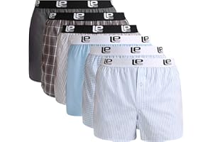 Lower East American Boxershorts Herren 10 Pack I 6 Pack aus 95% Baumwolle und 5% Elasthan I Unterwäsche Herren, Unterhosen für Männer