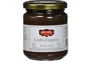 ERIC BUR Confit d'Oignons 220 g - Lot de 3