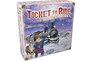 Days of Wonder | Ticket to Ride Nordic Countries Board Game | Ages 8+ | For 2 to 3 players | Average Playtime 30-60 Minutes
