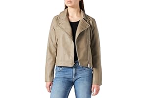 JJXX Jxgail Faux Leather Biker Jacket Noos Chaqueta de Cuero sinttico para Mujer