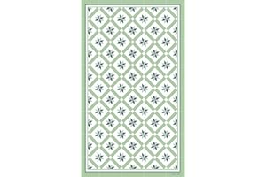 DobleUve Estudio Alfombra Vinílica Hidráulica 24 | Color Verde | 65x200 cm | Alfombra Cocina Lavable Antideslizante | Alfombra Vinilica | Suelo Vinílico | Alfombra Vinilo Salón