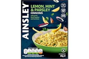 Ainsley Harriott Lemon, Mint & Parsley Couscous 100g, Simple Meal Solution, Healthy Lunch, Bulk Pack Mutlipack, Pack of 12 x 100g